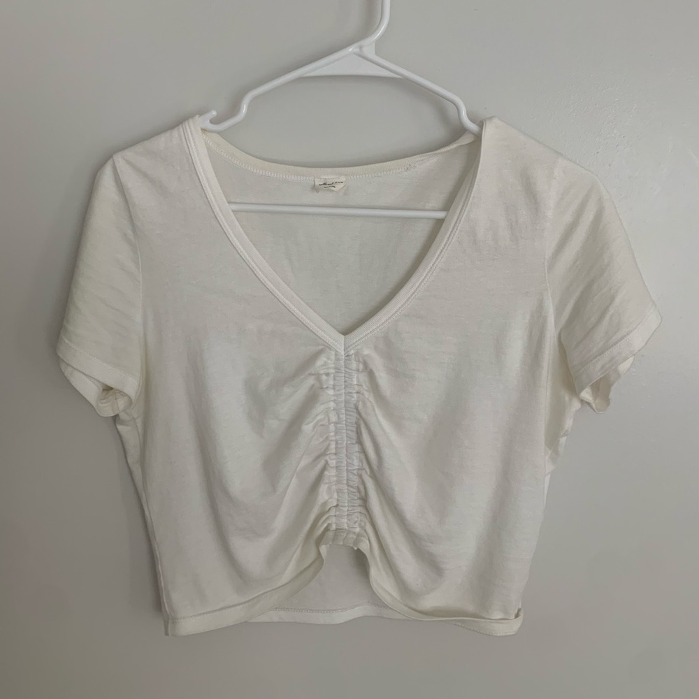 Wilfred free white scrunched up tshirt